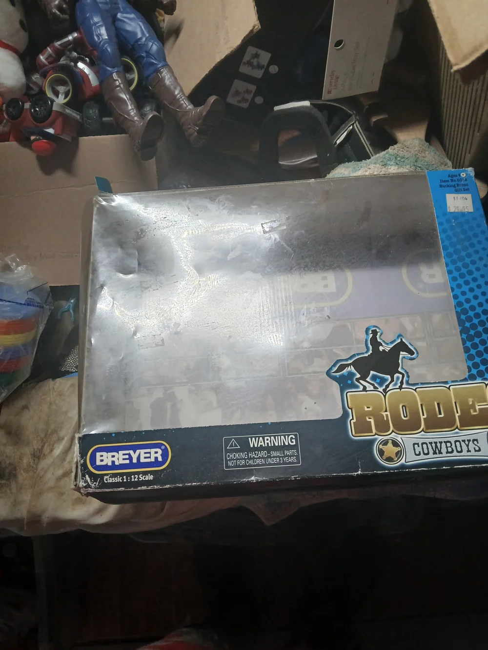 the Breyer Classics Bucking Bronco Set (#6012) from the Rodeo USA Stars Western